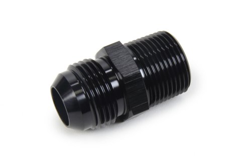 Fitting - Adapter - Straight - 12 AN Male to 3/4 in NPT Male - Aluminum - Black Anodized - Each