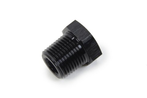 Fitting - Bushing - 1/8 in NPT Female to 3/8 in NPT Male - Aluminum - Black Anodized - Each