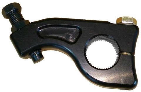 Torsion Arm Stop - 1 in Spline - Hardware Included - Aluminum - Black Anodized - Triple X Midget - Each