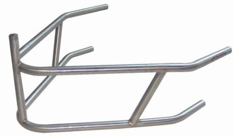 Bumper - Post - Braces - Rear - 1 in Tube - Stainless - Natural - Triple X Sprint Car - Each
