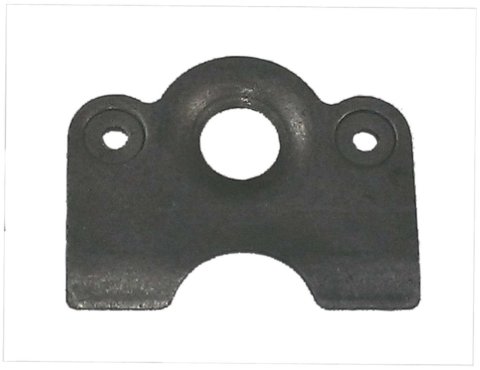 Quick Turn Mounting Bracket - Weld-On - 1.5 x 1.875 in - 0.063 in Thick - Requires 1-3/8 in Spring - 45 Degree Angle - Steel - Natural - Each