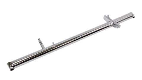 Front Axle Assembly - Lightweight - 2.5 in OD - 50 in Wide - 9 and 12 Degree Front Spindles - Chromoly - Chrome - Triple X Sprint Car - Each