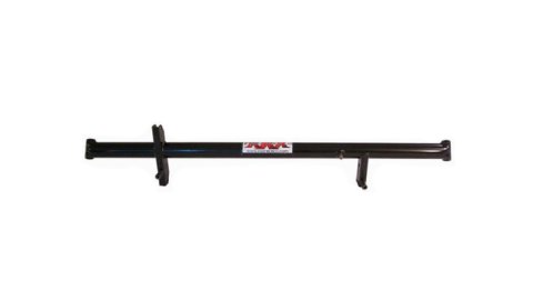 Front Axle Assembly - 2.25 in OD - 53 in Wide - 10 Degree Front Spindles - Chromoly - Black Powder Coat - Torsion Bar - Triple X Sprint Car - Each