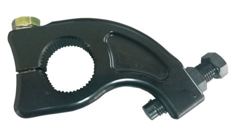 Torsion Arm Stop - 1.75-48 in Spline - Hardware Included - Aluminum - Black Anodized - Triple X Sprint Car - Each