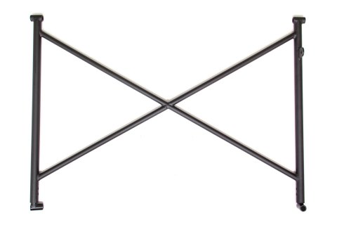 Wing Post - Top - 18 in Tall - Sliders Included - Chromoly - Black Powder Coat - Triple X Sprint Car - Kit