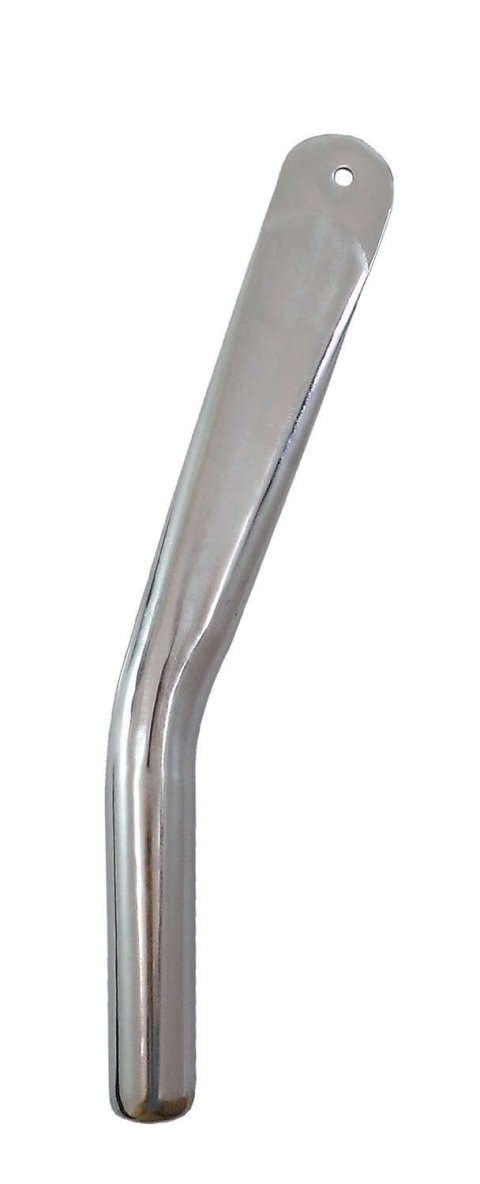 Wing Post - Front - Bent - 12 in Long - Chromoly - Chrome - Triple X Sprint Car - Each