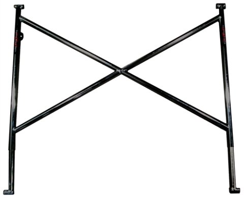Wing Post - Top - 16 in Tall - Sliders Included - Chromoly - Black Powder Coat - Triple X Sprint Car - Kit