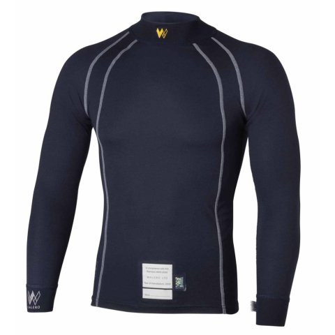 Underwear Top - SFI 3.3 - FIA Approved - Long Sleeve - Crewneck - Fire Retardant Blend - Blue - 3X-Large - Each