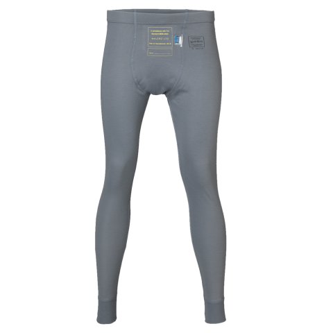 Underwear Bottom - SFI 3.3 - FIA Approved - Fire Retardant Blend - Gray - XXX-Large - Each