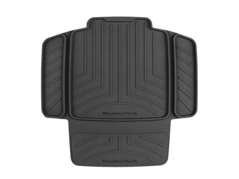 Seat Protector - Under Child Car Seat - Plastic - Black / Textured - Each