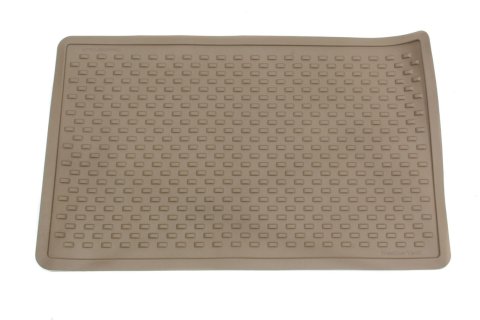 Floor Mat - IndoorMat - Indoor - 24 x 39 in - Rubber - Tan - Each