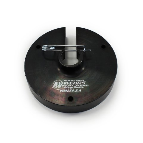 Spring Slider Cup - Upper - Slotted - Removable Side - 5 in OD Springs - Steel - Black Oxide - Each