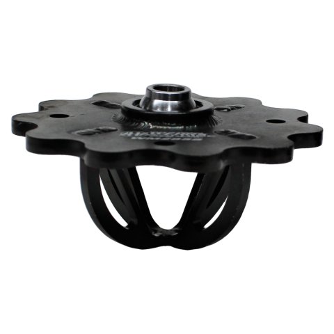 Spring Cup - Upper - Bolt-On - Swivel - 2.5 in Tall - Steel - Black Zinc - 5 in Springs - Each