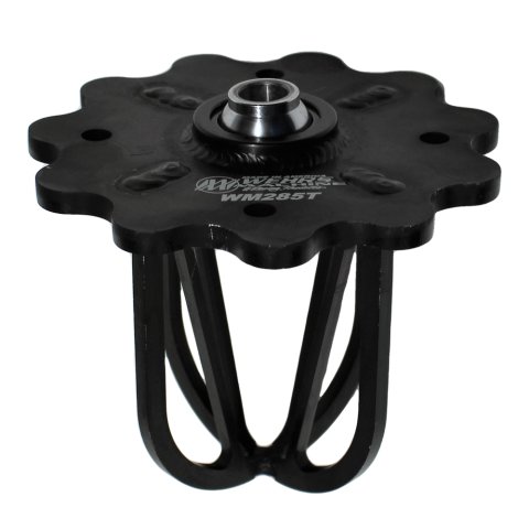 Spring Cup - Upper - Bolt-On - Swivel - 4 in Tall - Steel - Black Paint - 5 in Springs - Each