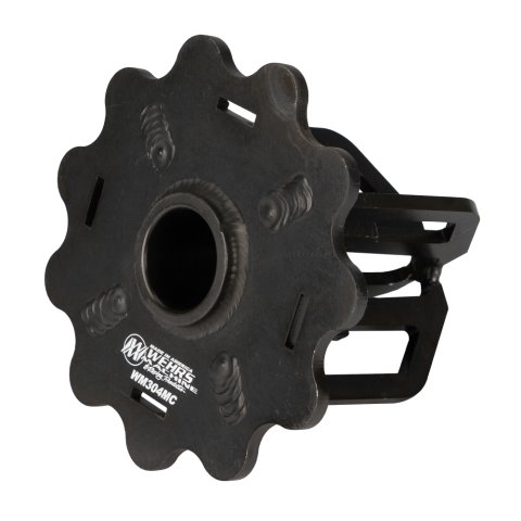 Spring Cup - Upper - Mid-Length - Rear - 1-8 in Thread - Steel - Black Paint - 5 in Springs - Each