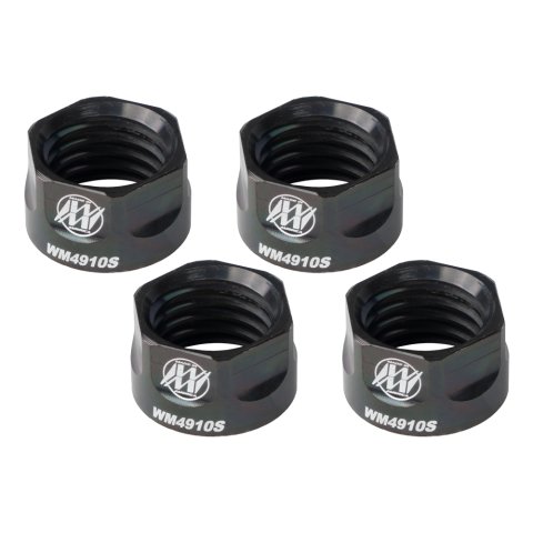 Nut - 1-8 in Thread - Steel - Black Oxide - Set of 4