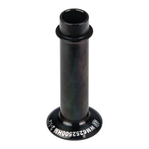 Rod End Bushing - 5/8 to 1/2 in Bore - High Misalignment - 2.500 in Long - Steel - Black Oxide - Each