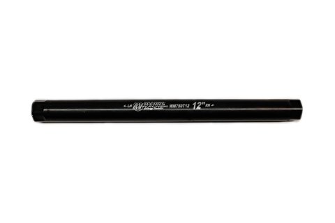 Suspension Tube - 1 OD - 12 in Long - 3/4-16 in Female Thread - Steel - Black Oxide - Each