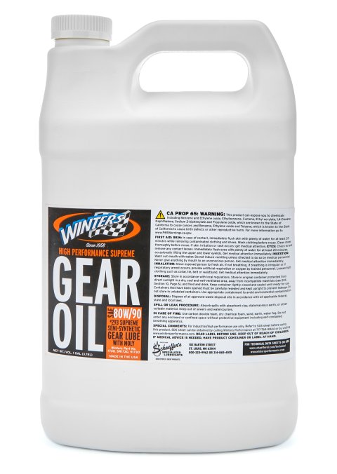 Gear Oil - Differential - 80-90-140W - Semi-Synthetic - 1 gal Jug - Each