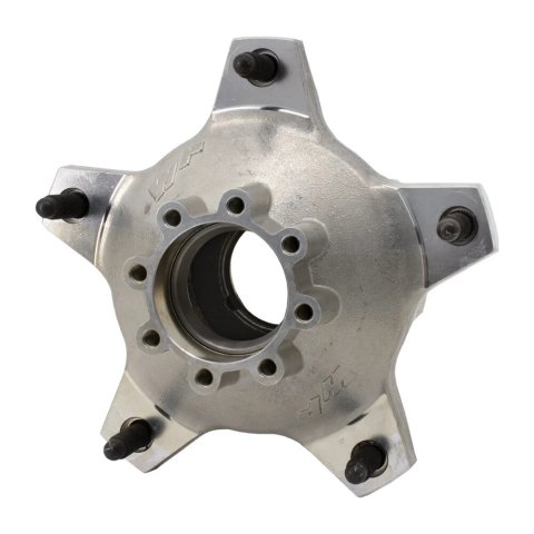 Wheel Hub - Front / Rear - Wide 5 - 8-Bolt Flange - Aluminum - Natural - Each