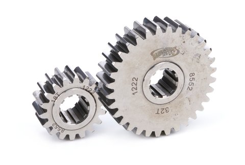 Quick Change Gear Set - 8500 Series - Set 52 - 10 Spline - 4.12 Ratios 7.32 / 2.32 - 4.86 Ratios 8.64 / 2.73 - Steel - Polished - Each