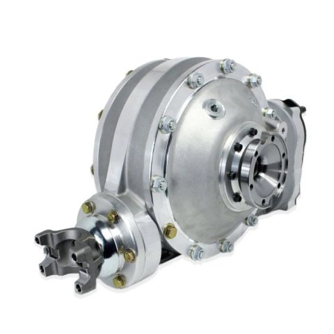 Rear Axle Assembly - No Tubes - Forged Side Bells - 10 in Ring Gear - 4.12 Ratio Standard - Aluminum - Natural - Each