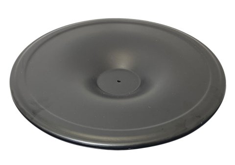 Air Cleaner Lid - Low Profile - 14 in Round - Aluminum - Black Anodized - Each