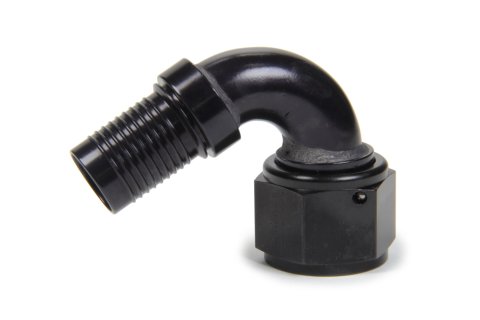 Fitting - Hose End - HS-79 - 120 Degree - 12 AN Hose Crimp to 12 AN Female - Aluminum - Black Anodized - Each