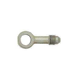 Fitting - Adapter Banjo - Straight - Extended Neck - 3 AN Male to 10 mm Banjo - Steel - Nickel Plated - Each