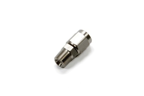 Fitting - Adapter - Straight - 3 AN Female Swivel to 1/8 in NPT Male - Steel - Nickel Plated - Each