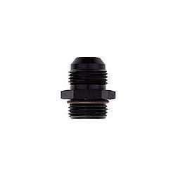 Fitting - Adapter - Straight - 6 AN Male to 10 AN Male O-Ring - Aluminum - Black Anodized - Each