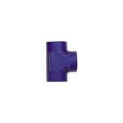 Fitting - Adapter Tee - 1/2 in NPT Female x 1/2 in NPT Female x 1/2 in NPT Female - Aluminum - Blue Anodized - Each