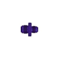 Fitting - Adapter - Straight - 8 AN Male to 6 AN Male - Aluminum - Blue Anodized - Each