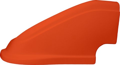 Wheel Flare - Driver Side - MD3 - Plastic - Orange - Dirt Modified - Each