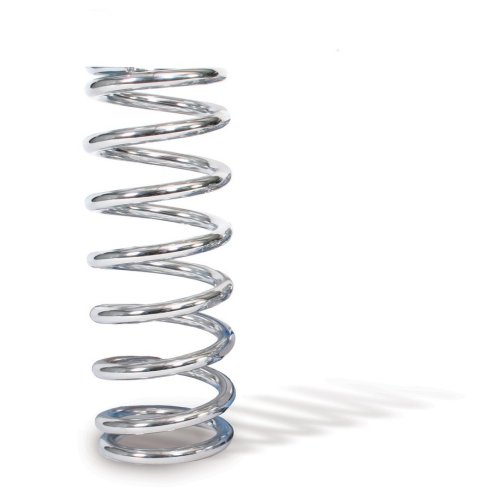 Coil Spring - Coil-Over - 2.5 in ID - 7 in Length - 300 lb/in Spring Rate - Chrome - Each
