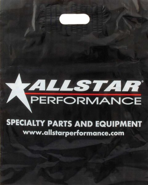 Plastic Bag - Allstar Logo - 18 x 14.5 in - Plastic - Black - Set of 100