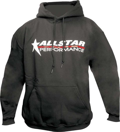 Sweatshirt - Hooded - Allstar Logo - Black - Youth Medium - Each