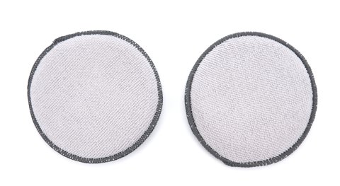 Applicator Pad - Wax Applicator - 5 in Diameter - Microfiber - Gray - Pair