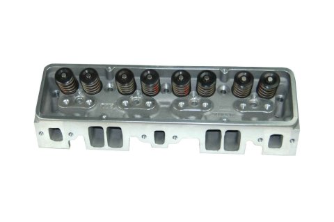Cylinder Head - SHP - Assembled - 2.020 / 1.600 in Valves - 180 cc Intake - 72 cc Chamber - 1.437 in Springs - Straight Plug - Aluminum - Small Block Chevy - Each