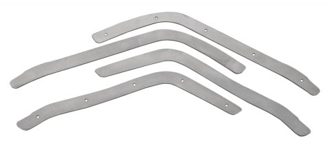 Nose Support - Predrilled - Aluminum - Natural - MD3 Camaro Stock Car Nose - Kit