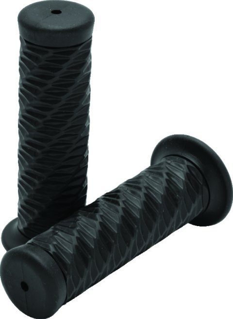 Bikers Choice 1 Inch Black Spiral Grip
