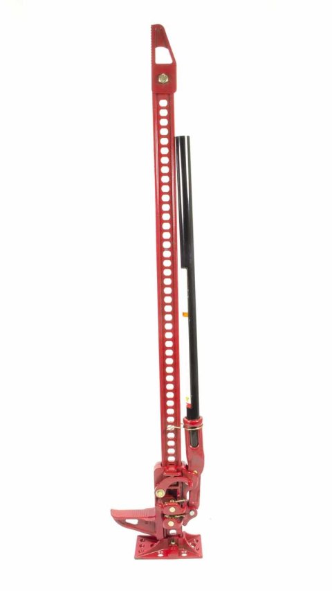 Floor Jack - Hi-Lift - 48 in Long - 7000 lb Capacity - Cast Iron - Red Powder Coat - Each