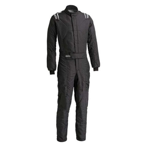 Driving Suit - Stint - 1-Piece - SFI 3.2A/5 - Double Layer - Aramid / Nomex - Black - Small - Each