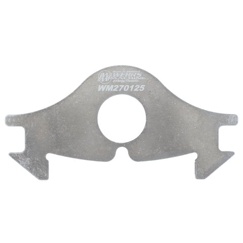 Brake Pad Spacer - 0.125 in Thick - Aluminum - Natural - GM Metric - Each