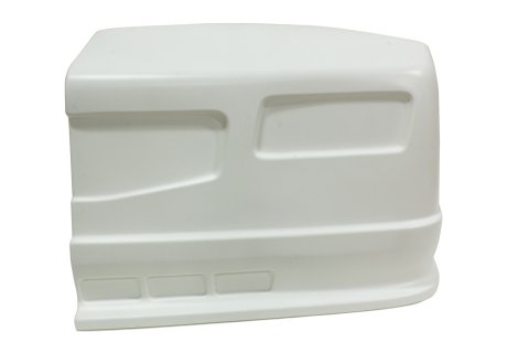 Nose - Dominator SS - Driver Side - Plastic - White - Universal - Street Stock - Each