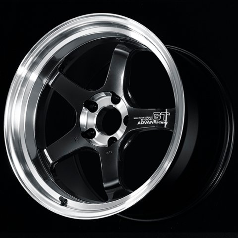 Advan GT Beyond-R 18X8.5 / +37 Off / 5x114.3 BC / 73mm Bore / Diamond Cut and Dark Platinum Black
