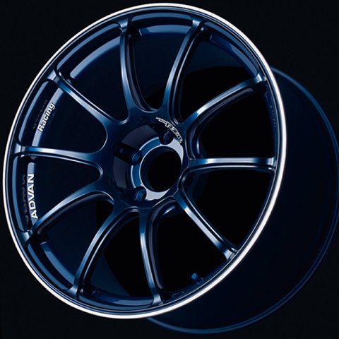 Advan RZII 16x5.5 / +45 Offset / 4x100 / 63mm Bore / Racing Indigo Blue and Ring