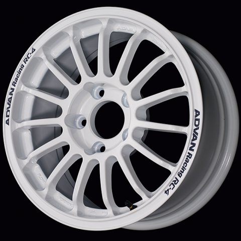 Advan RC-4 15x7.0 / +35 Offset / 5x100 / 63mm Bore / Rally White