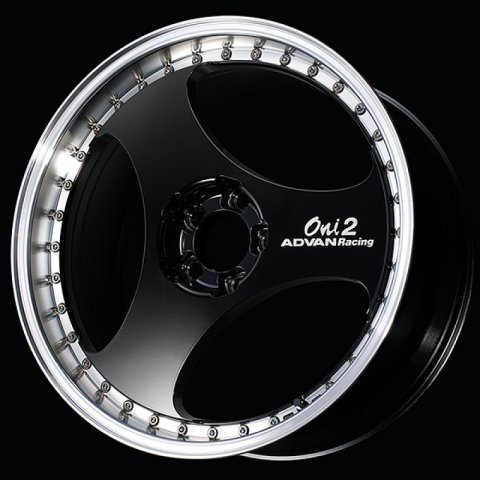 Advan ONI2 Progressive 20x9.5 / +25 Offset / 5x112 / 66.5mm Bore / Machining and Racing Gloss Black