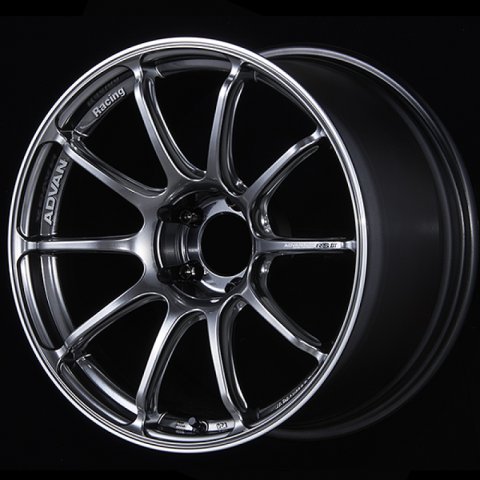 Advan RSIII 18x8.0 / +37 Offset / 5x100 / 63mm Bore / Racing Hyper Black and Ring